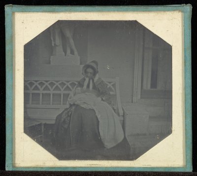 (Retrato de una mujer con un bebé) de Jean Gabriel Eynard